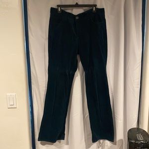 Emerald blue corduroy bell bottoms